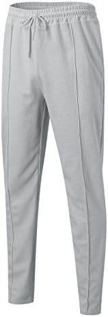 חליפות מסלול לגברים 2 חלקים תלבושות רוכסן רוכסן שרוול ארוך חולצות גולף ומכנסיים סט ספורט נוח נוח מזדמן.