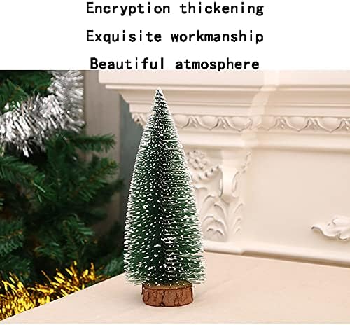 Aydfn קישוט עץ חג המולד קטן קישוטים קטנים חלון מיני מתנה סימולציה של שולחן עבודה חג המולד PVC הגנה על הסביבה 5.9 אינץ 'סצנת חג קישוט מקורה