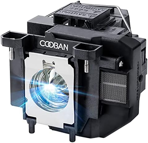 Cooban ELPLP67 /V13H010L67 מקרן החלפה מקרן נורת מנורת עם דיור ל- Epson Powerlite Home קולנוע 750HD 710HD 500 600 EX5210 EX7210 EB-X11 EB-X14 EX3210 EX3212 EX6210 H429A H433A H518A MG-850HD