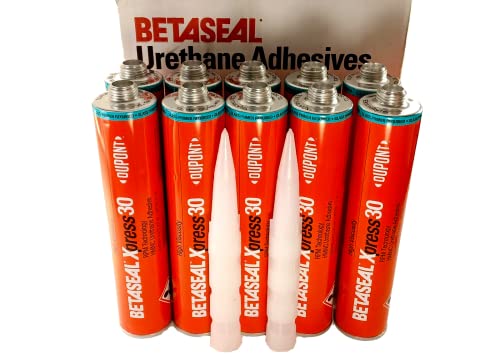 BetaSeal xpress 30 urethane זכוכית אוטומטית מתקדמת, איטום דבק 10 צינורות