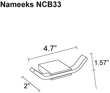 NAMEEKS NCB33 וו אמבטיה NCB, גודל אחד, כרום