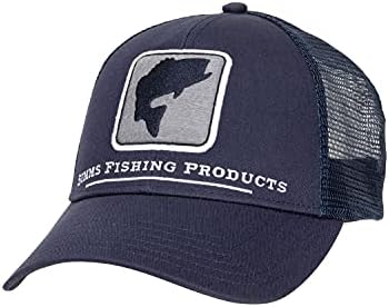 כובע נהג משאית אייקון בס של סימס, כובע סנאפבק עם דגים