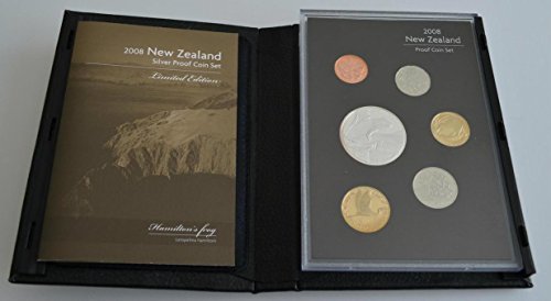 NZ 2008 סט מטבעות הוכחה שנתי - הצפרדע של המילטון לא מחולק
