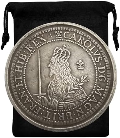 עותק קוקריט 1643 צ'ארלס I משולש יונייט מיליונר בריטניה מטבע-ריפליקה בריטניה הגדולה סילבר דולר פנס מטבע זהב מטבע מזכרת רויאל