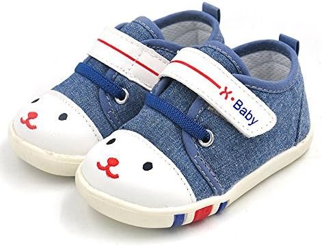 תינוק נעלי סניקרס תינוקות עבור בנות בני עבור הליכה טניס בד כחול ורוד פעוט