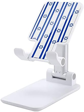 דגל ישראל בצורת טלפון סלולרי מתקפל עמדת טבלאות מתכווננת מחזיק טבליה מתכווננת לבית שולחן עבודה שולחן עבודה סגנון ורוד