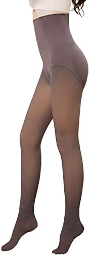 חותלות לנשים מותניים גבוהות חורמות חורפיות גרביים תרמיים חורפים רגליים הרזיה מכנסי יוגה שקופים טייץ תרמי