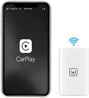 מתאם Carplay אלחוטי למכוניות Apple Carplay של Apple Carplay, חיבור יציב ומהיר לעולם לא יורד, תואם לרוב דגמי המכוניות משנת ואילך