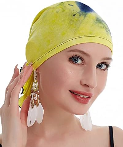 אוסביו במבוק קשור הכימותרפיה ראש צעיפי עבור נשים שיער אובדן-סרטן להחליק על בארה ' ב כיסויי מטפחת טורבנים כורכת כובעים