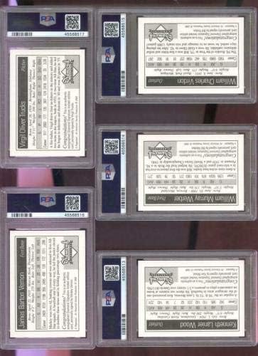2006 חתימות יהלומים ביל וורבר חתימה אוטומטית חתימה PSA 8 כרטיס מדורג - כרטיסי כדורגל עם חתימה של NFL