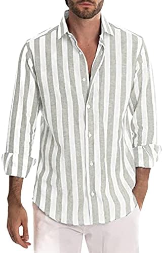 יאנגקיג'י כפתור כפתור חולצות חולצות לגברים חולצות קיץ לגברים 2023 חולצות מזדמנים בצבע אחיד בצבע אחיד בצבע אחיד