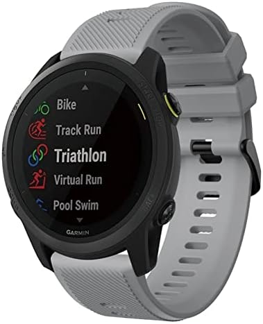 Saawee Sport Silicone Watch Strap עבור Garmin Venu 2, Forerunner745, Vivoactive 4, Fenix ​​Chronos, החלפה 22 ממ צמיד
