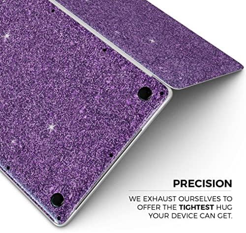 עיצוב Skinz Skinz נוצץ סגול סגול אולטרה מטאלי נצנצים גופני מלא גופני גוף מלא עמיד בפני מגרד מדבקות עמידה בעור תואם ל- MacBook 14 Pro M1