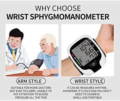 צג לחץ דם של קמידי כף היד, Sphygmomanometomet מסוג שורש כף היד דיגיטלית חשמלית עם אורות מחוון לשימוש ביתי