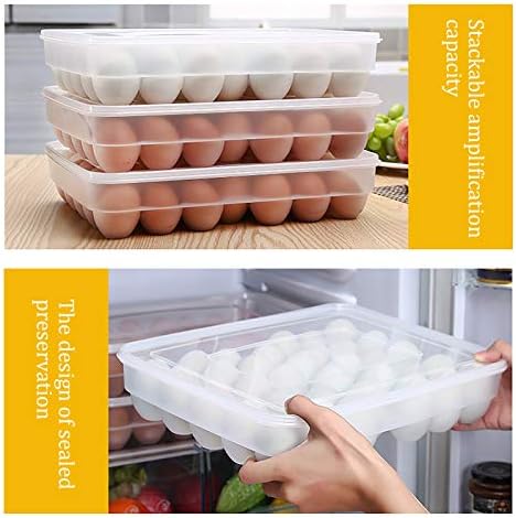 תיבת אחסון מקרר תא מתלה 34 תיבת ביצים טרי שמירה ביצי בית טקסטיל אחסון תחת מיטת נעל ארגונית