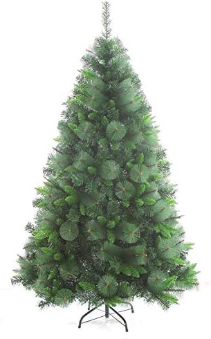 עץ אורן אורן חג המולד קלאסי של DLPY, פרימיום ספריון צייר עץ חג המולד עץ מתכת דוכן ידידותי לסביבה לא לקישוט לחג-ירוק 4ft