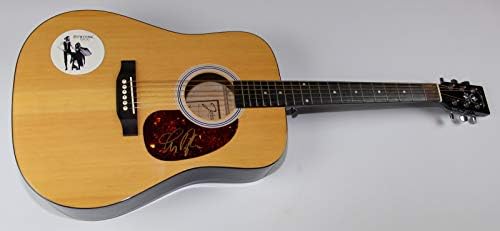 לינדסי בקינגהאם פליטו0וד מק סוחף חתום חתום בגודל מלא בלונדינית עץ גיטרה אקוסטית לואה