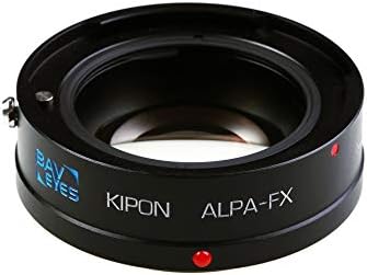 מתאם אופטיקה של קיפון פוקל של קיפון לשימוש בעדשת ALPA ב- Fuji X XF Mount Murke Cameraless Camera
