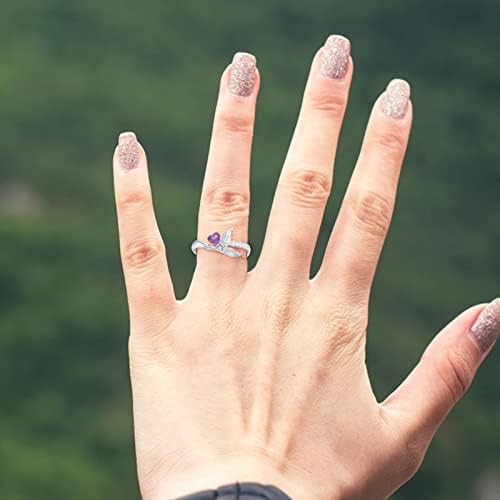 2023 אהבה חדשה בצורת לב זירקוניה טבעת דג טבעת מיקרו -שדה יהלום מתנה זירקון טבעת אימה אישית טבעות טבעות טבעת טבעת